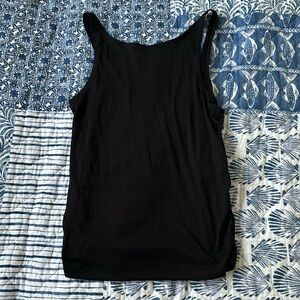 Nike low-back tank top with ruched detailing on sides